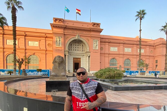 Giza pyramids & sphinx and Egyptian museum All inclusive - Sphinx stop: the iconic finale (and why timing matters)