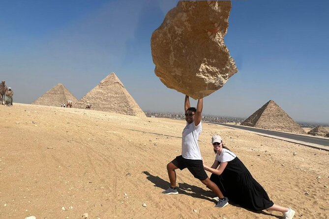 Giza pyramids ,Sphinx, Camel, Lunch with Sound & Light show in Cairo/Giza hotels - Egyptologist Guides and Real-World Timing: Abduo and Mr Abdelaziz Stand Out