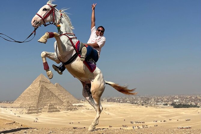 Giza pyramids, sphinx , panorama pyramids & shopping tour - A tight route from Giza to Saqqara and Memphis