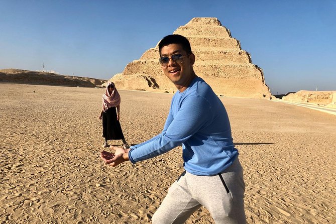 Giza Pyramids , Sphinx , Sakkara private day tour - Timing, heat, and what to pack for Saqqara + Giza