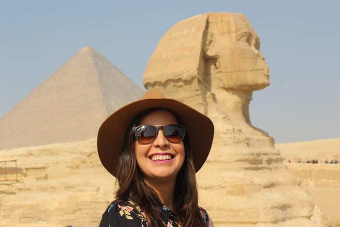 Giza Pyramids , Sphinx ,Saqqara and Memphis Private Tour - Great Sphinx: the landmark that changes how you see everything else