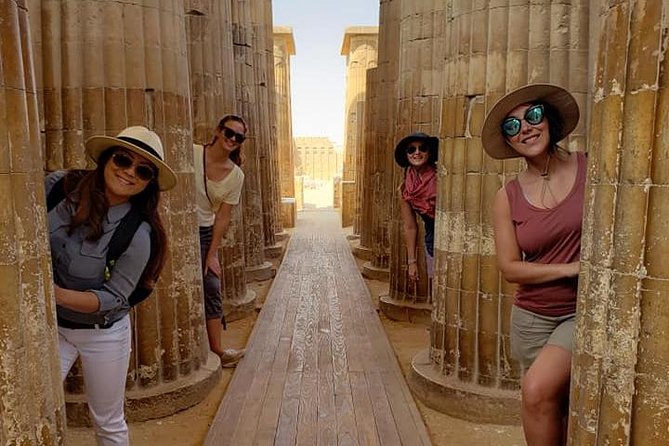 Giza Pyramids - Sphinx & Saqqara & Memphis - Door-to-Door Pickup That Keeps Your Day on Track