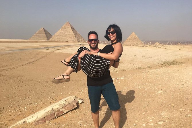 Giza Pyramids & Sphinx with Camel Ride Private Tour - Great Sphinx and the Valley Temple: a focused 60 minutes