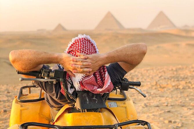 Giza Pyramids Sunset Tour with ATV Quad Bike Ride - The quad bike setup: safety gear and beginner-friendly guidance