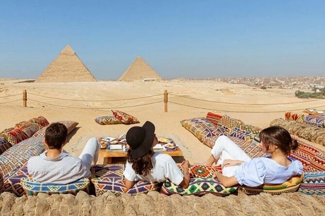 Giza Pyramids tour with nine pyramids Lounge lunch and camel ride - Great Sphinx of Giza: admission included and the guide makes it click