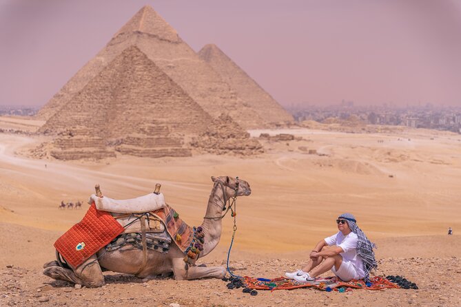Giza pyramids with professional photography - The 3-hour game plan: pyramids, Sphinx, Valley Temple, camel time