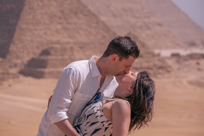 Giza pyramids with professional photography - Hotel pickup and A/C transfers that save you real time