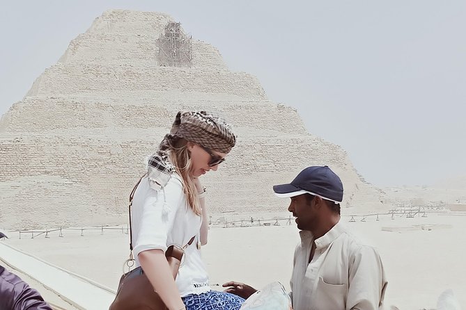 Giza pyramids,great Sphinx,sakkara , egyptian museum ,camel ride from 15$ - Saqqara and the Older Pyramid Stop