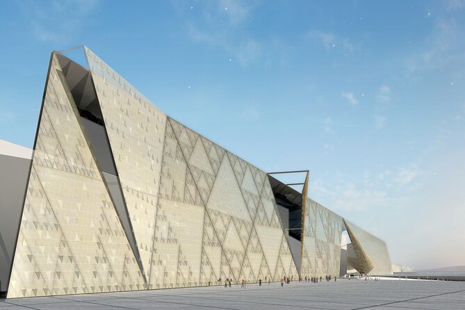 Grand Egyptian museum (GEM), Giza Pyramids, Sphinx and lunch - Pyramids of Giza: three pyramids, panoramic viewpoints, and camel time