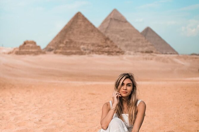 Grand Egyptian museum (GEM), Giza Pyramids, Sphinx and lunch - Camel ride, shopping stops, and staying in control of your time