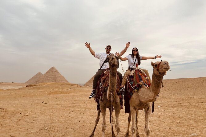 Grand Egyptian Museum, Giza Pyramids and Great Sphinx Tour - The Morning Plan at Giza: Cheops, Khafre, Menkaure, and Photos