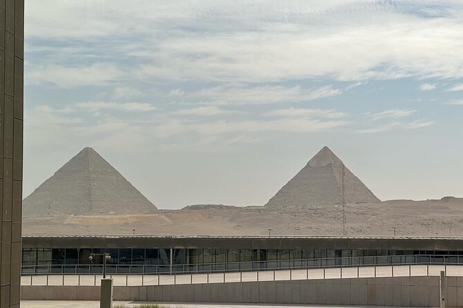 Grand Egyptian Museum, Grand staircase, New Galleries & lunch - New galleries with 18 halls: 8,000 artifacts in a guided route