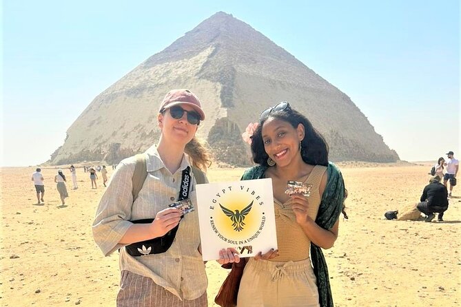 Great Pyramids of Giza, Guardian Sphinx, Sakkara and Dahshour - The Papyrus Museum, perfume factory, bazaar, cotton shops, and jewelry time
