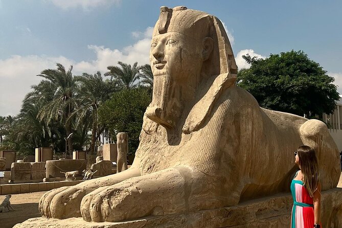 Guided Tour to Giza Pyramids, Saqqara, Dahshur and Memphis - Memphis: Ramses II Statue and the Alabaster Sphinx