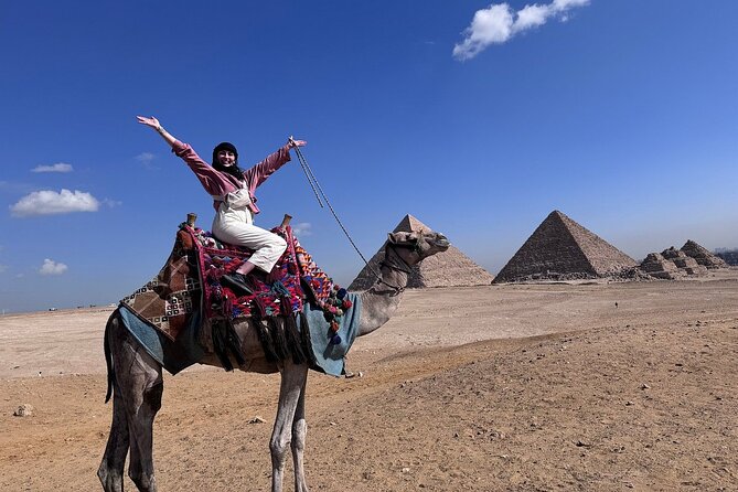Guided Tour to Giza Pyramids ,Sphinx, Camel & inside the pyramids - Hotel Pickup Makes the Morning Easier Than You Think