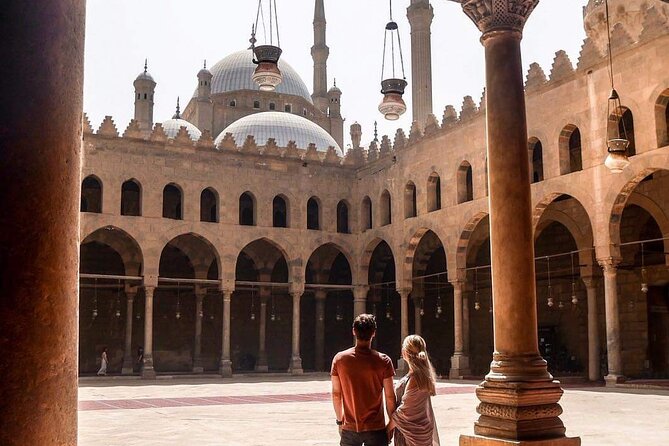 Guided Tour to old Cairo with lunch - Islamic Cairo and Khan El Khalili: shopping street energy, with a guide doing the work