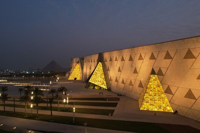 Half Day Tour Gem Visit to The New Grand Egyptian Museum - Inside the museum: a highlight route with big names