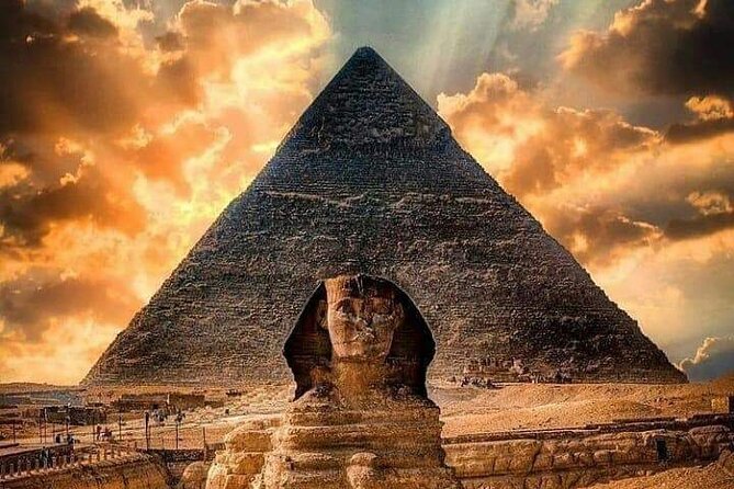 Half Day Tour to Giza Pyramids and Sphinx from Cairo - Stop 1: Pyramids of Giza, Khufu and Chephren plus the mummification temple