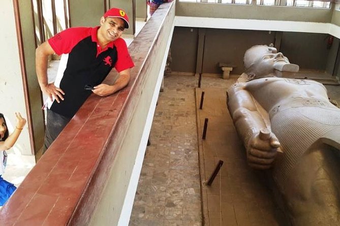 Half Day Tour To Memphis ,Sakkara & Dahshur Pyramids with lunch - Stop 3 in Memphis: Ramses II’s Colossus and the Alabaster Sphinx