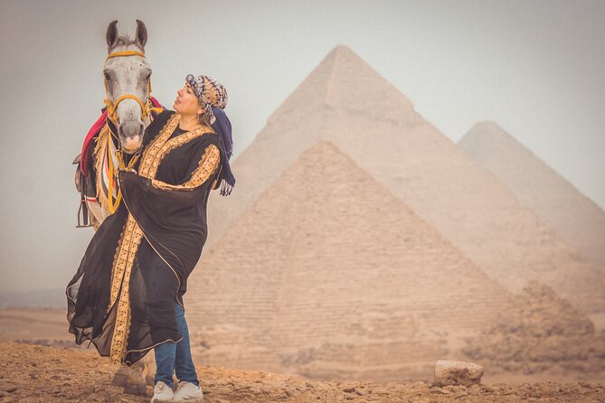 Horse or Camel Ride in Giza Pyramids - Optional add-ons: Arabian Stallion, extra camel time, and pro media