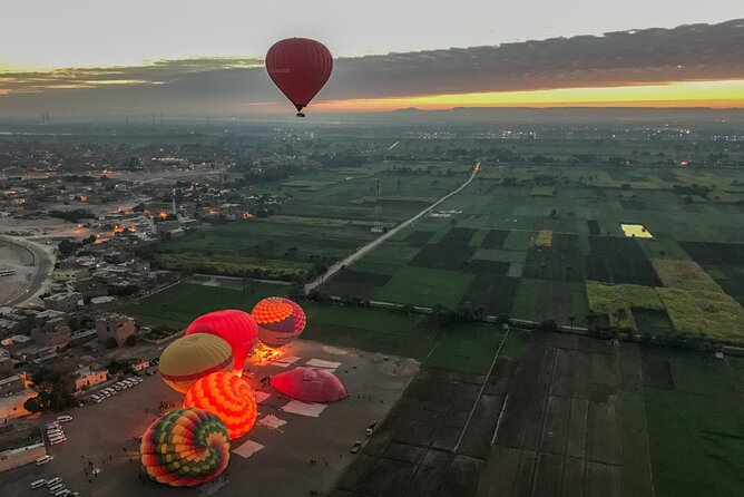 Hot air balloon ride in Luxor with hotel delivery service - Floating Over the Valley of the Kings: Tombs From Above