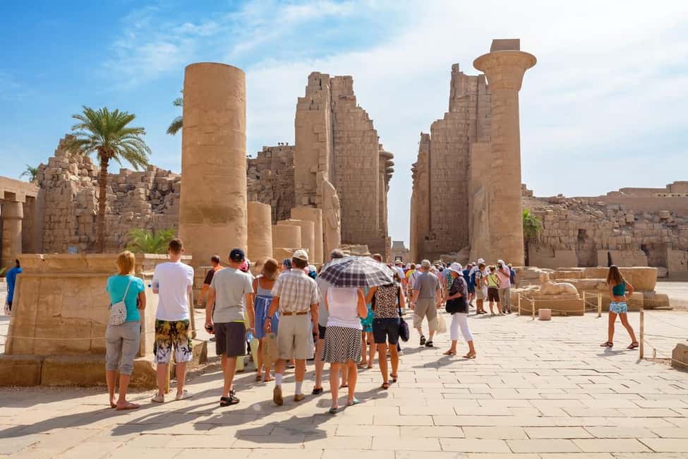 Hurghada: 2-Day Luxor Tour with Hotel, Balloon, & Nile Boat - Temple of Hatshepsut and Colossi of Memnon: two iconic stops that connect