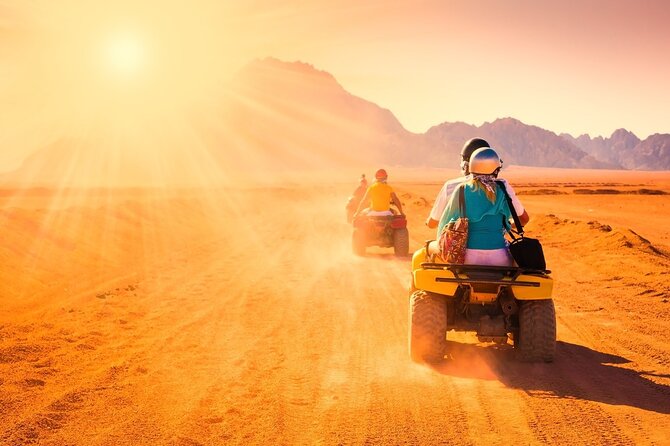 Hurghada: ATV Quad Safari, Camel Ride & Bedouin Village Tour - Quad Training in Hurghada: Automatic ATVs, real safety briefing, then you’re off