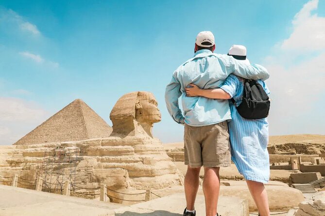 Hurghada: Cairo and Giza Highlights by mini Van with BBQ Lunch - First Stop: Giza Plateau Timing (Pyramids + Sphinx + Valley Temple)
