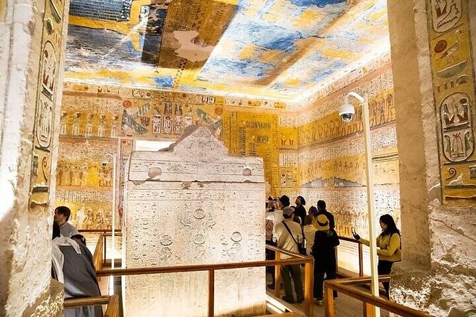 Hurghada :Day trip to Luxor:Balloon&West and East&Felucca& Dinner - West Bank day: Valley of the Kings and Hatshepsut with an Egyptologist guide