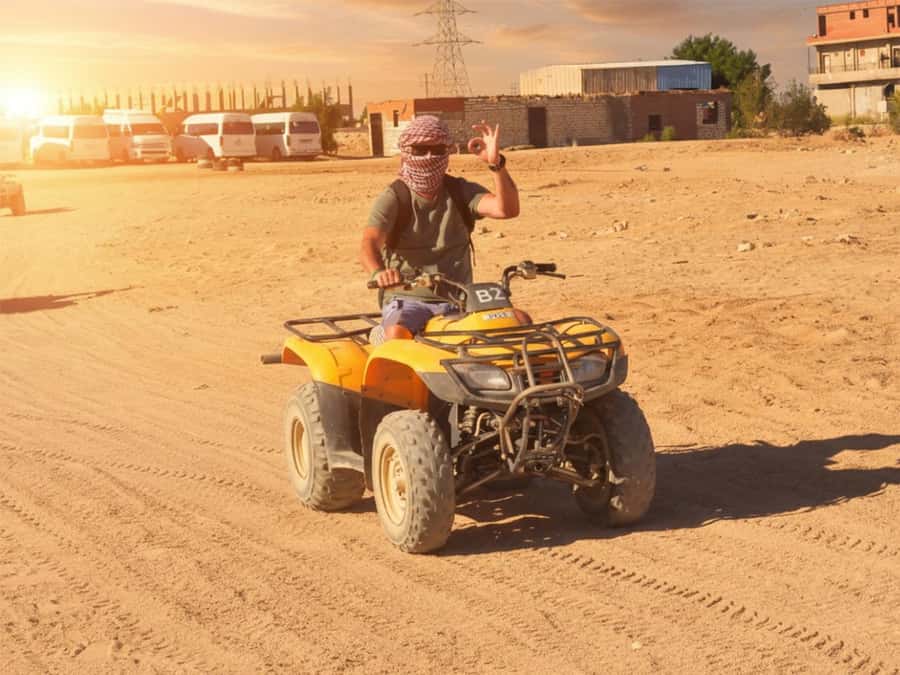 Hurghada: Desert Quad Bike Camel Ride with Optional GoPro - At the Base: Safety Briefing and That Little Test Drive