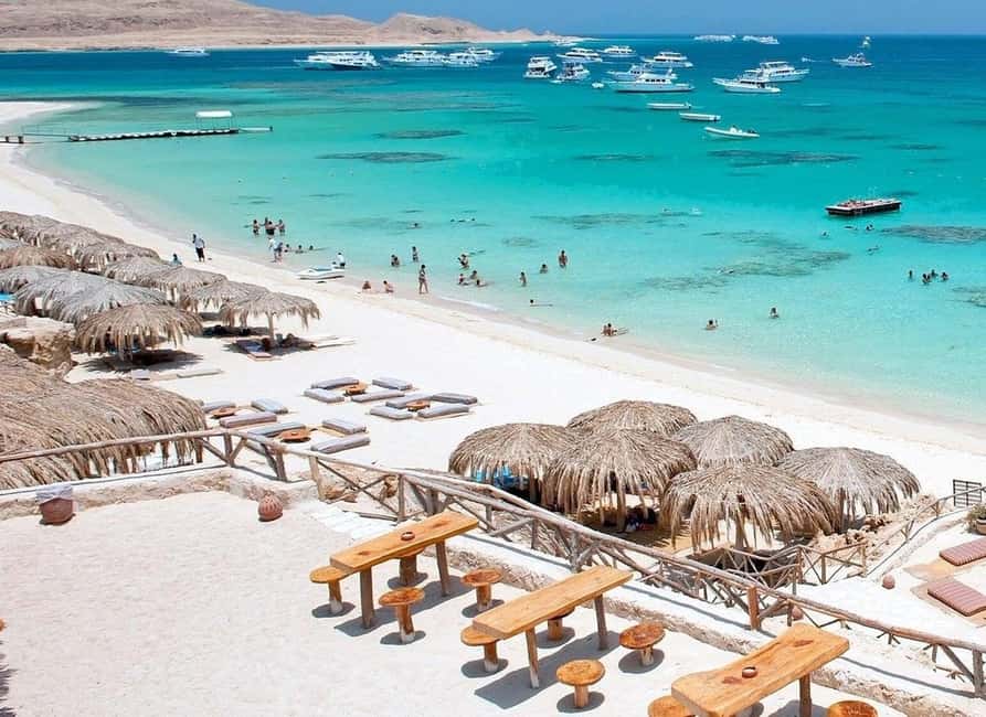 Hurghada: Eden Island Day Trip with Water Sports and Lunch - Water sports on Eden Island: banana boat and tubing for ages 10+