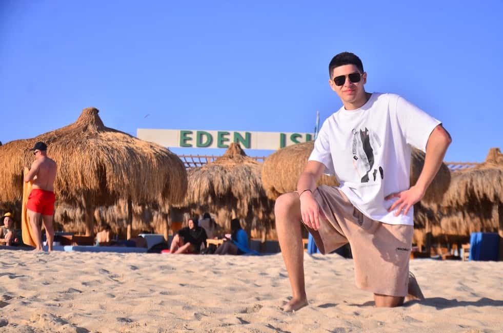 Hurghada: Eden Island Day Trip with Water Sports and Lunch - Eden Island beach time: the “Egyptian Caribbean” feeling (with a tourist reality check)