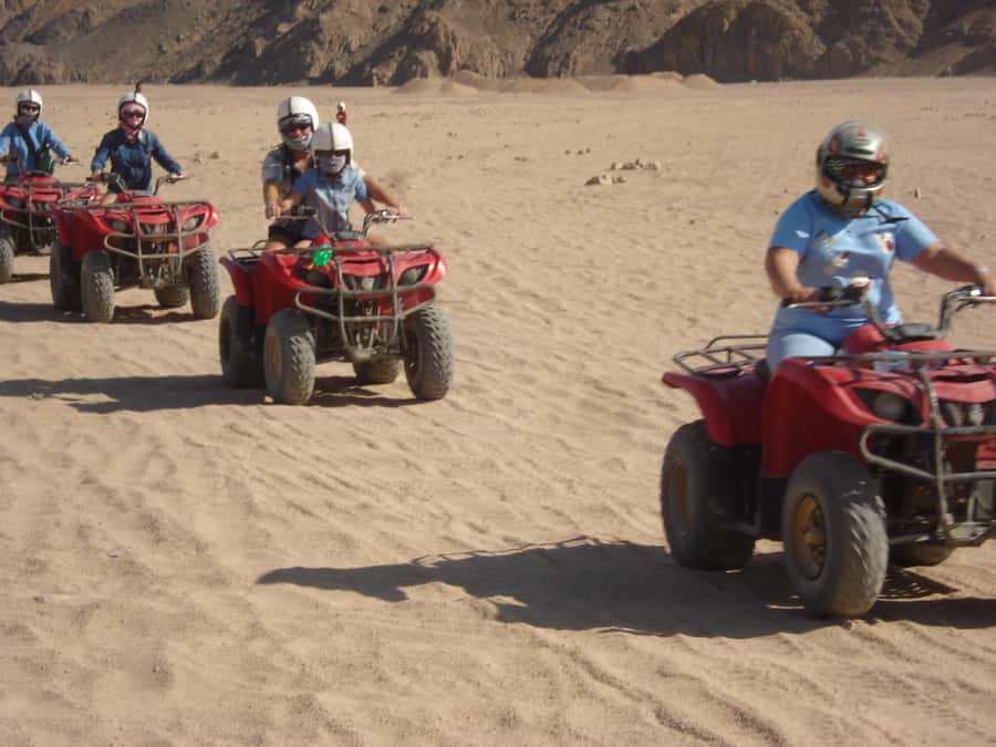Hurghada: Egypt Quad Bike Safari Excursion Hurghada - The first lesson: driving a quad bike in the desert