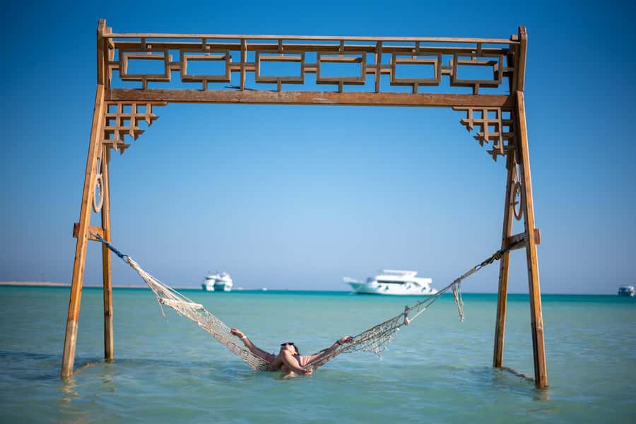 Hurghada: Elegance Yacht Cruise To Orange bay Island W lunch - How This Hurghada Yacht Day Works: pickup to harbor