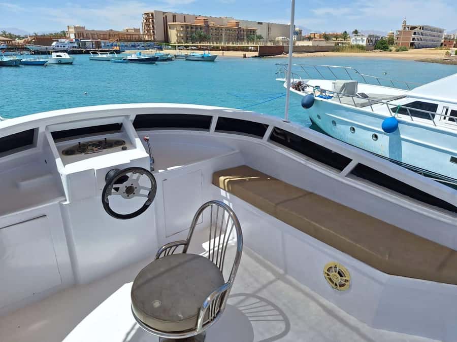 Hurghada: Elegance Yacht Cruise To Orange bay Island W lunch - Lunch on board: seafood spread, soft drinks, and hot drinks
