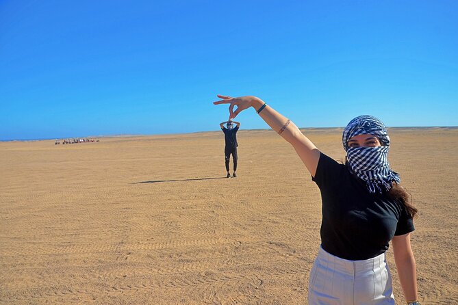 Hurghada: Full Day Jeep, Quad Bike, Buggy and Bedouin Dinner - Quad Bike Fun With Ali Running the Show