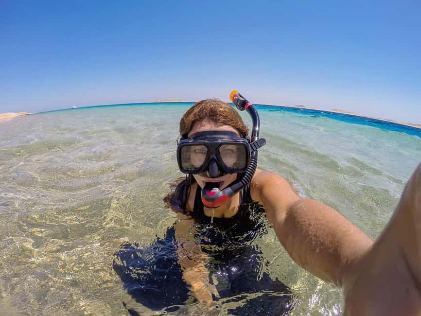 Hurghada: Full-Day Snorkeling Tour in Sharm El Naga w/Lunch - Gear, life jackets, and the real sea-entry check