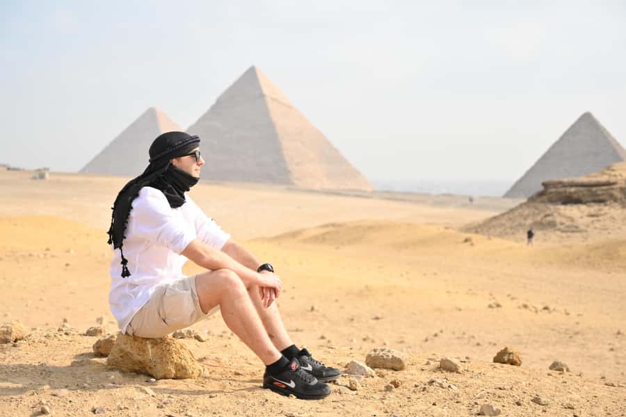 Hurghada: Giza Pyramids, Sphinx, Museum & Old Souq Day Trip - Valley Temple of Khare: A Smaller Stop With Big Meaning