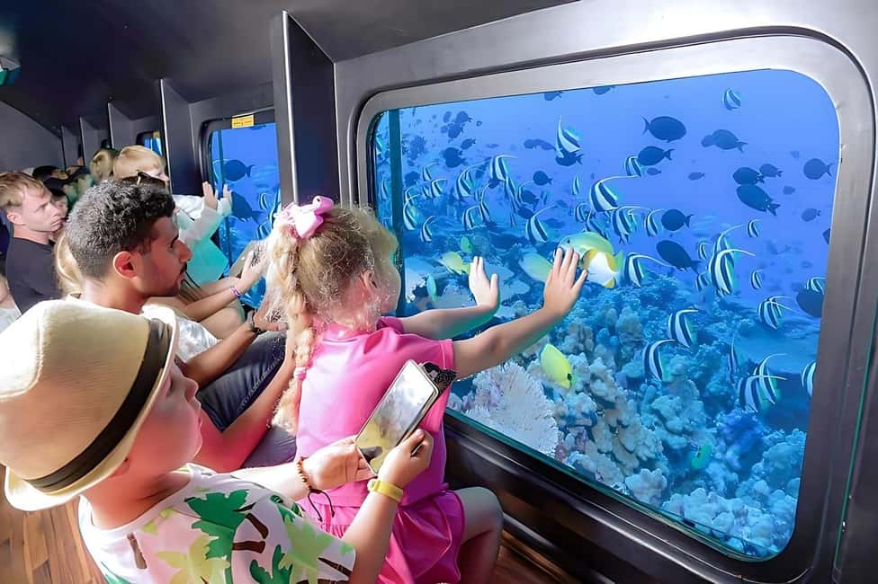 Hurghada: Glass Boat & Snorkeling with Optional Parasailing - The Semi-Submarine Ride: seeing coral without the strain