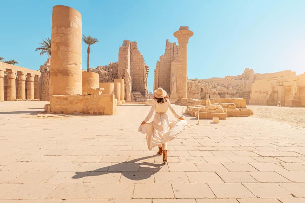 Hurghada: Luxor, Karnak Temple & Valley of the Kings - Colossi of Memnon: two giants and the temple that’s gone