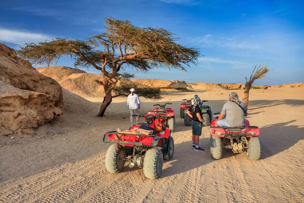Hurghada: Mega Jeep safari, ATV & Bedouin vibe, and Dinner - The 4x4 jeep safari: where the desert actually shows off