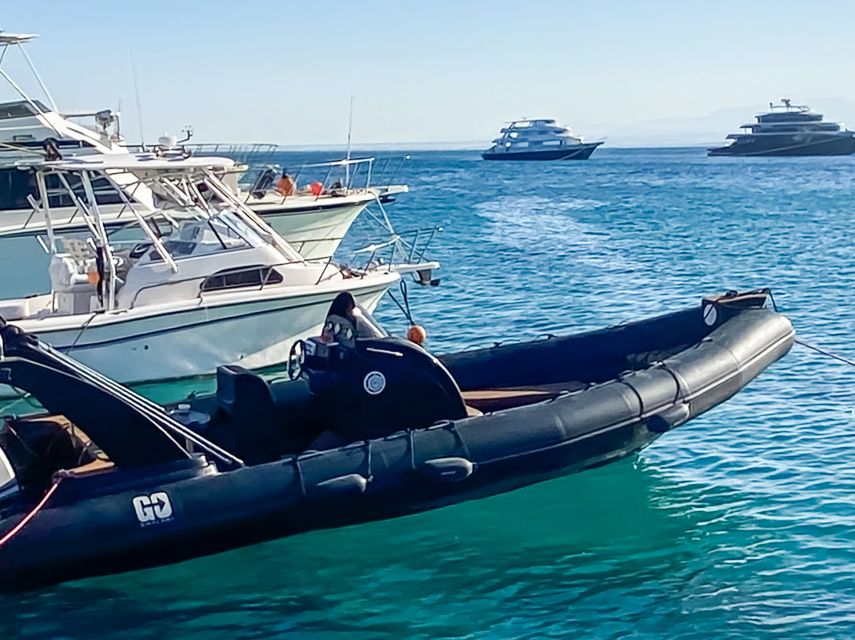 Hurghada: Orange Bay & Magawish Island Speedboat with Lunch - Snorkeling stops: two reef sessions with gear included