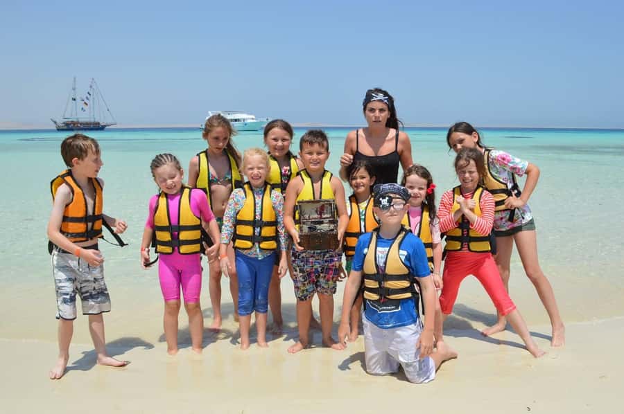 Hurghada: Pirates Sailing Boat to Orange Bay with Transfers - Pirate-Themed Yacht and Air-Conditioned Comfort