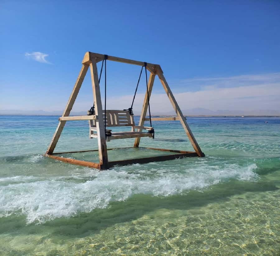 Hurghada: Private Speedboat to Orange Bay and White Island - Orange Bay in early light: beach time that feels like a postcard