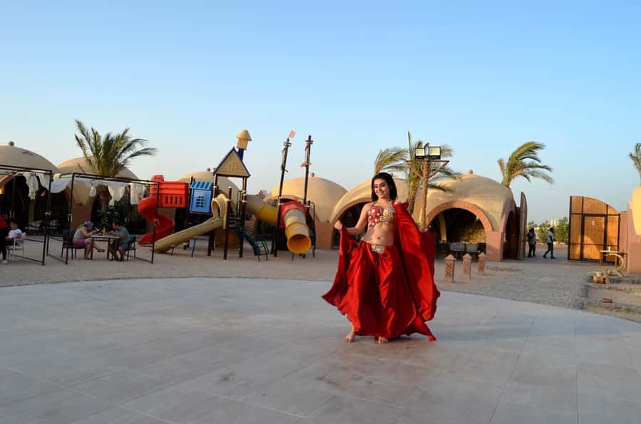 Hurghada: Quad Bike, Buggy, Jeep Safari, Camel Ride & Dinner - Pickup, Welcome Drink, and the Desert-Ready Scarf Setup