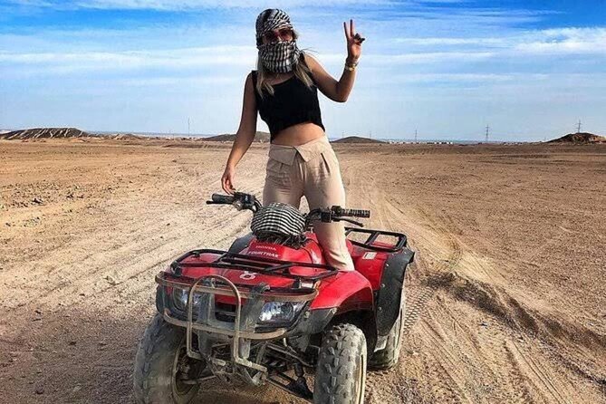 Hurghada Safari Quad and Camel Ride with Night Show and Dinner - The jeep ride, Bedouin village visit, and the camel ride reality check