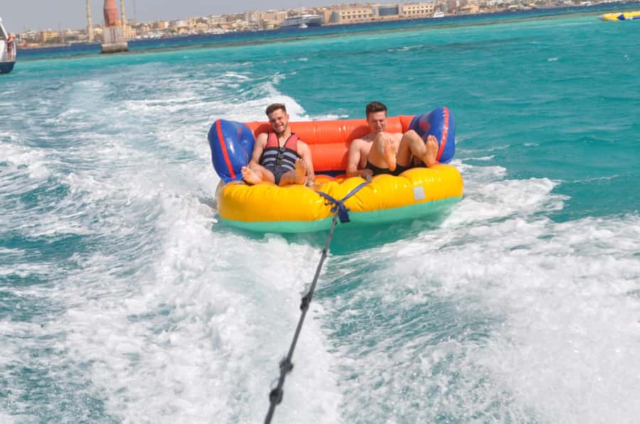 Hurghada: Snorkeling 6 x 1 to Orange Bay w Diving & Massage - The beginner scuba tryout: safety first, short-and-sweet underwater time