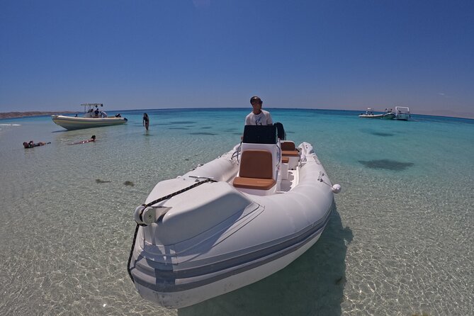 Hurghada Speedboat Trip to Orange Bay and Magawish Islands - Magawish Island: Snorkeling Opportunity Plus the Lunch Break