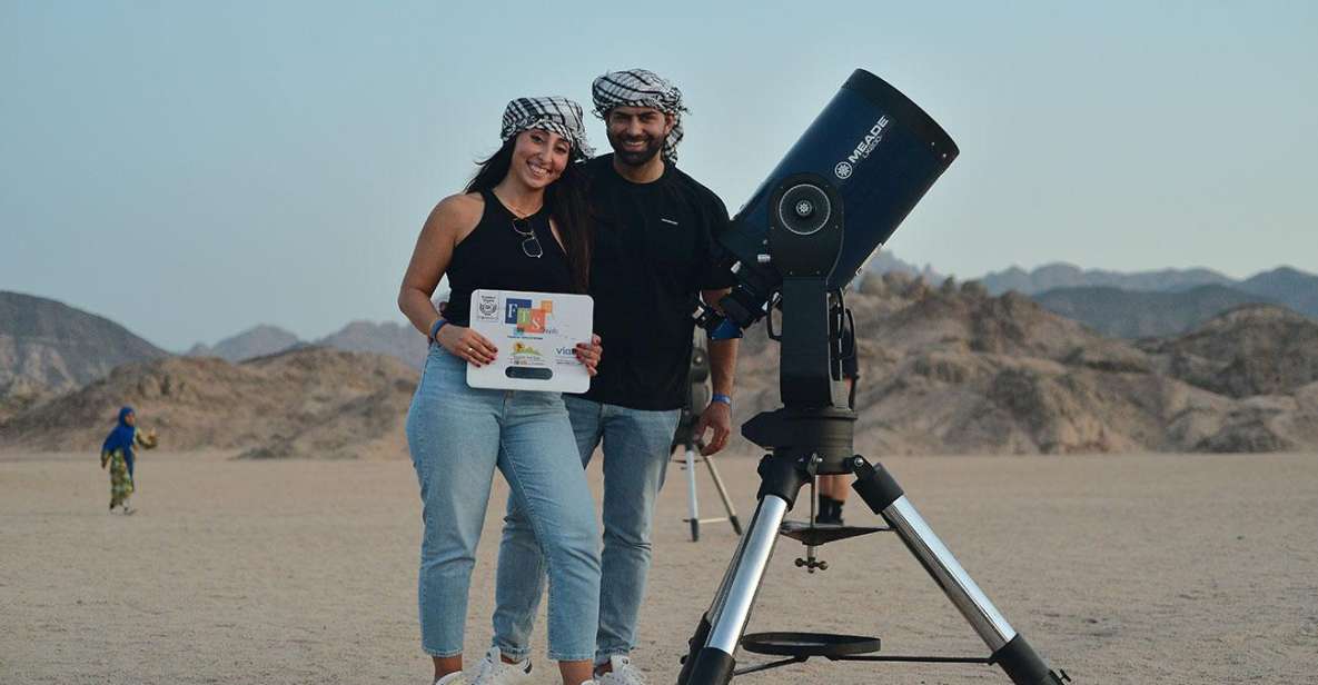 Hurghada: Star Watching Desert Adventure by Jeep with Dinner - Sunset over the mountains: the moment that makes the dinner feel special