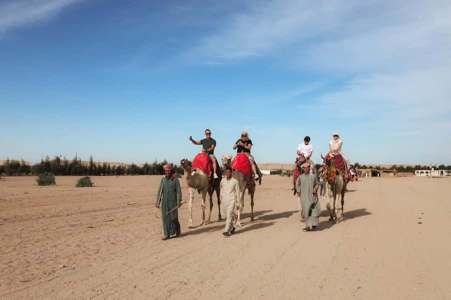 Hurghada: Sunset Camel Ride with Dinner - Camp Welcome: Bedouin Tea, Desert Stories, and Practical Culture Stops